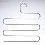 DGSD 5 Pack,S-Shape Multi-Purpose Hangers,5 Layers Pants Clothes Rack for Closet Organization Space Saving - for Trousers,Tie,Scarf DGSD 5 Pack,S-Shape Multi-Purpose Hangers,5 Layers Pants Clothes Rack for Closet Organization Space Saving - for Trousers,Tie,Scarf