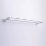 Valensha 60cm Towel Rack, Hand Towel Ring Towel Bar Holder Bathroom Double Towel Rack 2 Bar Space Aluminum Kitchen Towel Bar Bath Towels Hanger Hook, Wall Hanging Cloth Holder