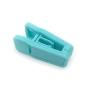 Plastic Slim-line Finger Clip Black Hanger Clips (60, Indigo)