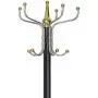 Shotbow Three-Legged Clothes Rack, Industrial Free Standing Coat Hook Rack Hanger for Hanging Clothing Hats Bags, Entryway Coat Rack for Bedroom Living Room Hallway Entryway Office -Black (Black)