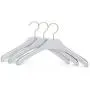 5pcs 40cm Adults Wooden Clothes Hanger,Clothing Store Widened Thick Top Grade Real Wooden Hange