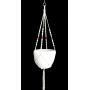 Macrame Plant Hanger Cotton 4 Legs 48 Inch For Indoor Outdoor, Living Room, Kitchen, Deck, Patio, High and Low Ceiling and Fits Round & Square Pots, Unique Design and Hand Knotted for Pot Size 10"-12"