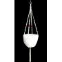 Macrame Plant Hanger Cotton 4 Legs 48 Inch For Indoor Outdoor, Living Room, Kitchen, Deck, Patio, High and Low Ceiling and Fits Round & Square Pots, Unique Design and Hand Knotted for Pot Size 10"-12"