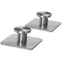 WskLinft Clothes Hook, 1/4Pcs Stainless Steel Wall Mount Hook Clothes Scarf Hat Storage Hanger Holder Four