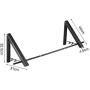 Folding Clothes Hanger Foldable Multifunction Wall Mounted Clothes Rail Drying Rack (Random Color)