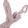 Fdit1 Multifunctional Foldable 4 Holes Drying Rack Clothes Hanger Clothing Hook Quality PP Material(2#)