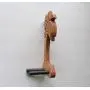 Ukulele Wall Mount Hanger, Coconut Tree, Hand Carved