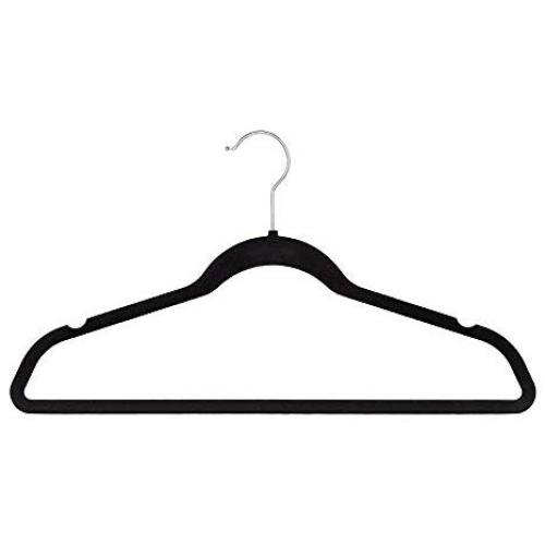 Home & Loft Lightweight & Durable Velvet Non Slip Suit Clothes Hangers (10 Pack)