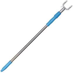 Flesser Adjustable Clothes Hook Pole Telescoping Long Reach Closet Pole Extending Closet Hook Pole