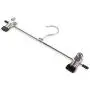 10pcs Anti-Slip Clothes Hangers, with 2 Adjustable Clips Clothes Pins Hangers Coat Clothes Closet Pant Skirt Dress Wardrobe Hangers