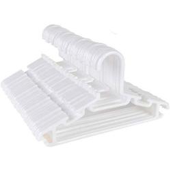 Tosnail 40 Pack Plastic Childrens Hangers - White