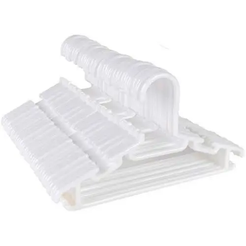 Tosnail 40 Pack Plastic Childrens Hangers - White