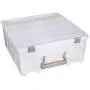 ArtBin 6990AB Super Satchel Compartment Boxes - Clear, Art and Craft Supplies Boxes with Removable Dividers, Secure Latches, Handles ArtBin 6990AB Super Satchel Compartment Boxes - Clear, Art and Craft Supplies Boxes with Removable Dividers, Secure Latches, Handles