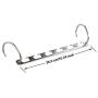 Generic Metal Wardrobe Closet Bar Clothes Coat Hanger Organizers for Space Saving Set of 4