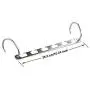 Generic Metal Wardrobe Closet Bar Clothes Coat Hanger Organizers for Space Saving Set of 4 Generic Metal Wardrobe Closet Bar Clothes Coat Hanger Organizers for Space Saving Set of 4