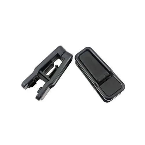 Plastic Slim-line Finger Clip Black Hanger Clips (10, Black) Plastic Slim-line Finger Clip Black Hanger Clips (10, Black)