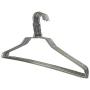 THE UM24 10 Pack Steel Metal Wire Hangers Adult Coat Clothes Hangers - 13 Gage Thickness Silver Color Galvanized Metal Wire Hanger THE UM24 10 Pack Steel Metal Wire Hangers Adult Coat Clothes Hangers - 13 Gage Thickness Silver Color Galvanized Metal Wire Hanger