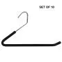 Huji Heavy Duty Open Ended Easy Slide Chrome Trouser Hangers Organizers (Set of 10, Open Ended Easy Slide Hangers) Huji Heavy Duty Open Ended Easy Slide Chrome Trouser Hangers Organizers (Set of 10, Open Ended Easy Slide Hangers)