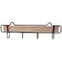 Owl Decoration Wood Hangers - Wall Mounted Clothes Hanger 4 Hooks Hat Key Holder Laundry Coat Rack Hanging Storage Shelf for Home