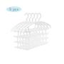 HJYPYJ Magic Hanger,360?? Rotate Multifunction Magical Hangers,Pp Detachable Trouser Hangers,Space-Saving Organizer Hangers, Vertical Suspension/White / 5 pcs