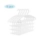 HJYPYJ Magic Hanger,360?? Rotate Multifunction Magical Hangers,Pp Detachable Trouser Hangers,Space-Saving Organizer Hangers, Vertical Suspension/White / 5 pcs