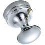 LIOOBO Brass Wall Hook Decorative Robe Coat Hook Bathroom Towel Hanger Closet Clothes Hat Hanging Rack for Kitchen Home (Silver)