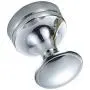 LIOOBO Brass Wall Hook Decorative Robe Coat Hook Bathroom Towel Hanger Closet Clothes Hat Hanging Rack for Kitchen Home (Silver)