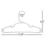 Neaties Childrens Size White Plastic Hangers, USA Made Long Lasting Tubular Hangers, Set of 30 Neaties Childrens Size White Plastic Hangers, USA Made Long Lasting Tubular Hangers, Set of 30