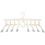 Yosooo Folding Clothes Hangers Socks and Underwear Hanger Portable Magic Drying Rack Rotate Drying Rack for Wardrobe(Blue)