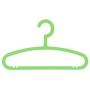 SAASNY Premium Quality Plastic Hangers,Kids Light-Weight Clothes Hangers 8 Plastic Hangers Nursery Hangers with Hooks for Baby,Toddler,Kids,Children (20,Dark Green) for Drying and Storage