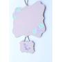 Infant hospital door hanger Isabella design