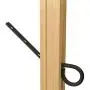 Cxjff Floor Standing Coat Rack Clothes Hat Stand Floor Standing Coat Rack Clothes Hat Tree Stand Hanger Creative Wood 4 Feet 4 Hooks, 45 45 168CM Hanger Modern (Color : Log Color)