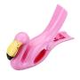 Quietcloud Towel Clips Hanger Flamingo Clothes Grip Clothespin Lightweight Portable Pink