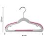 TOPBATHY 10pcs Plastic Hangers Non-Slip Hangers Portable Clothes Hangers for Home Outdoor Outside Mixed Color