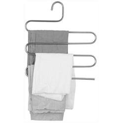 PROGLEAM Industrial Hardware, 5 Layers Pants Hanger Trousers Towels Hanging Cloth Clothing Rack Space Saver