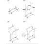 Wichai Shop Double Rail Garment Rack Commercial Rolling Hanger Clothing Grade Collapsible Cloth Heavy Duty Adjustable