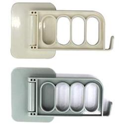 Wall Mount Clothes Hanger,Multifunctional Folding Self-Adhesive Wall-Hanging Clothes Storage Pylon,for Bathroom Towel Wardrobe Clothes Coat Organizer,Saving Space Closet Rods Bathroom Hanger(2 pcs)