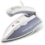 Hamilton Beach Portable Handheld Travel Iron and Vertical Garment Steamer for Clothes with Carrying Pouch, Fabric Brush, Stainless Steel Soleplate, White (10092)
