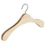 10pcs Wooden Non-Slip Space Saving Mini Laundry Hook Clothes Hangers Drying Rack for Dolls Shirts Dresses Sweaters Decoration