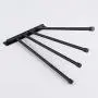 Swivel Towel Bar SUS 304 Stainless Steel 4-Arm Bathroom Swing Hanger Towel Rack Holder Storage Organizer Space Saving Wall Mount Matte Black Swivel Towel Bar SUS 304 Stainless Steel 4-Arm Bathroom Swing Hanger Towel Rack Holder Storage Organizer Space Saving Wall Mount Matte Black