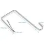 Anytin Over The Door Hook Adjustable 4 Pack Fitting The Doors from 1.38 inch to 1.77 inch Thick in Width - Sturdy Metal Over Door Hanger for Hanging Clothes, Towels, Coats Anytin Over The Door Hook Adjustable 4 Pack Fitting The Doors from 1.38 inch to 1.77 inch Thick in Width - Sturdy Metal Over Door Hanger for Hanging Clothes, Towels, Coats
