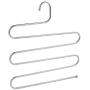 5pc Stainless Steel Pants Trousers Hanger Clothes Rack Closet Decoration