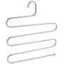 5pc Stainless Steel Pants Trousers Hanger Clothes Rack Closet Decoration
