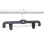House Day 14 inch Pack of 50 Black Plastic Pants Hangers with Clips Skirt Hangers Clips Hangers for Pants House Day 14 inch Pack of 50 Black Plastic Pants Hangers with Clips Skirt Hangers Clips Hangers for Pants