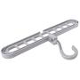 Leagway Magic Clothing Hanger Organizer, Wardrobe Clothes Cascading Hanger Hook Rack, Closet Space Saving Hangers, Keep Your Shirt/Skirt/Coat Organized and Wrinkle-Free, 360 Rotation, 2 Pack (Grey)