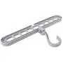 Leagway Magic Clothing Hanger Organizer, Wardrobe Clothes Cascading Hanger Hook Rack, Closet Space Saving Hangers, Keep Your Shirt/Skirt/Coat Organized and Wrinkle-Free, 360 Rotation, 2 Pack (Grey)