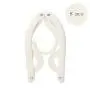 HJYPYJ Magic Hanger,Portable Adjustable Folding Hanger,Household Tourism Space-Saving Organizer Hangers, Strong Bearing Capacity/White / 8 pcs
