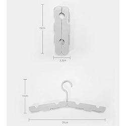 HJYPYJ Magic Hanger,Portable Magical Hangers,ABS Multifunction Non-Slip Hanger,Space-Saving Hangers Organizer,4 Pcs No Glitches/D / 31x11cm