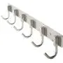 WEBI Heavy Duty SUS 304 Coat Rack Towel Hook Hanger Rail Bar, 6 Hooks, for Bedroom, Bathroom, Foyer, Hallway, Entryway, Great Home, Office Storage & Organization, Brushed Finish, 2 Packs,J-CF06-2 WEBI Heavy Duty SUS 304 Coat Rack Towel Hook Hanger Rail Bar, 6 Hooks, for Bedroom, Bathroom, Foyer, Hallway, Entryway, Great Home, Office Storage & Organization, Brushed Finish, 2 Packs,J-CF06-2