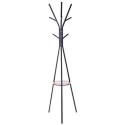 Aviat Coat Rack Free Standing Holder,Antlers Shaped&Stylish&Sturdy,Hallway/Entryway/Display Hall Coat Hanger Stand Storage Shelf for Clothes, Suits,Shoes,Bag Scarf[Ship from USA] (Black)